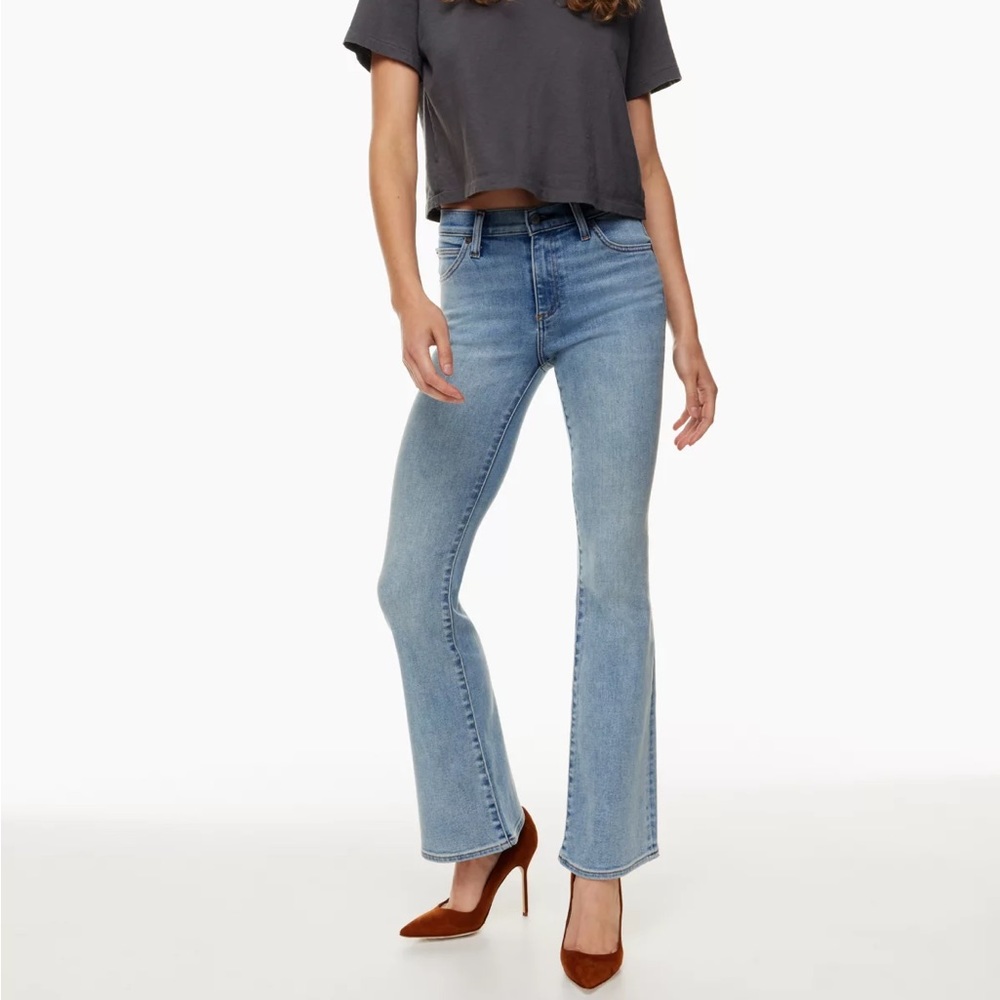 Denim Forum Light Blue Flare Jeans
